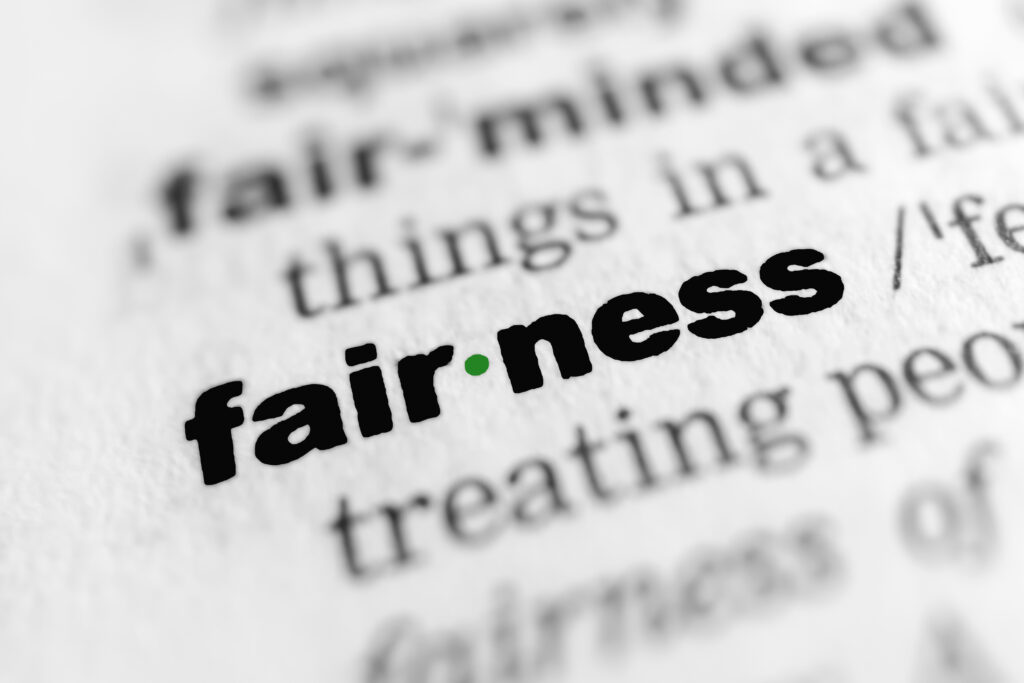 Fairness im Geschäft ist uns wichtig